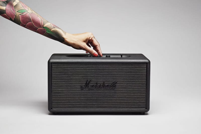 【限定カラー】Marshall Stanmore 初代 Pitch Black Marshall Stanmore Pitch Black Bluetooth Speaker | Hypebeast