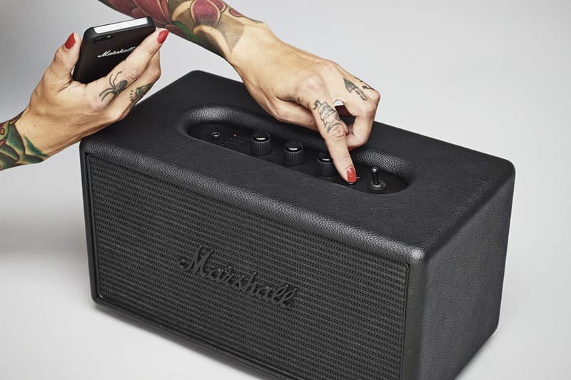 Marshall Stanmore Pitch Black Bluetooth Speaker | Hypebeast