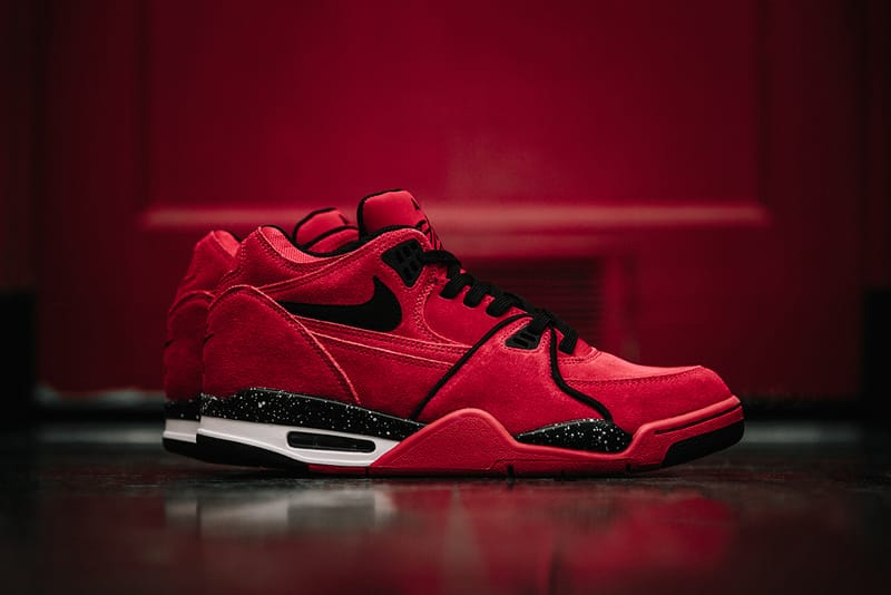 Nike air flight 89 sales red suede