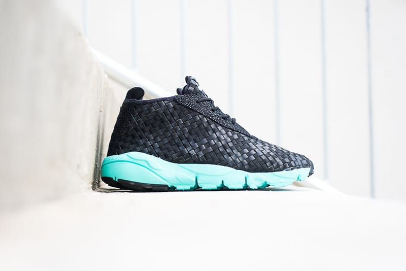 Nike Air Footscape Desert Chukka Black Hyper Turquoise Hypebeast