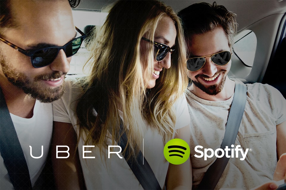 Uber & Spotify Set to Partner Up for a New Cab Ride Experience | Hypebeast