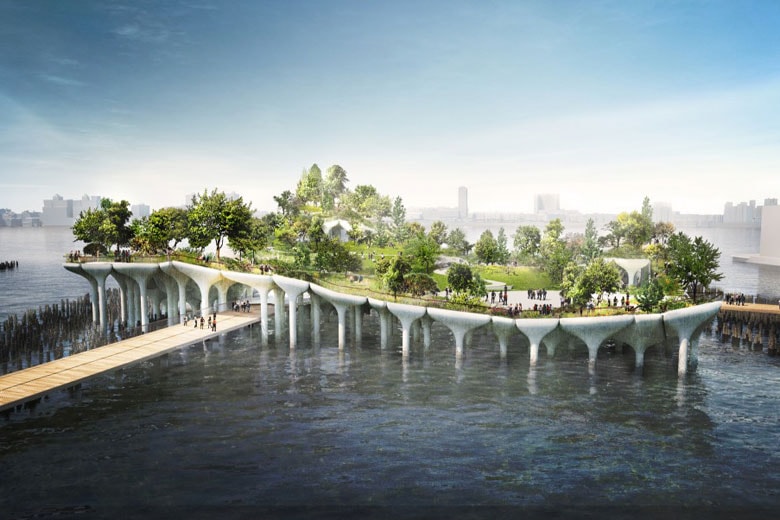 На реке Гудзон планируют построить плавучий остров стоимостью 170 миллионов долларов США