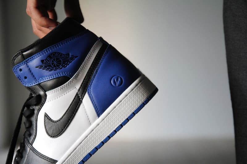 fragment design x air jordan 1 retro high