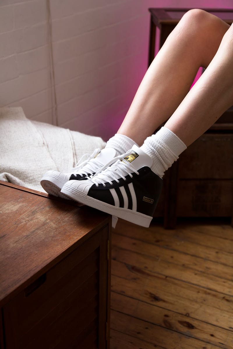 Adidas superstar outlet high wedge