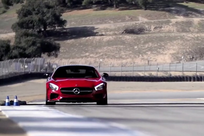 Крис Харрис тест-драйв Mercedes-Benz AMG GT S