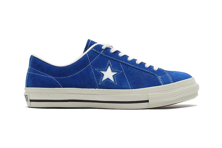 Converse suede blue best sale