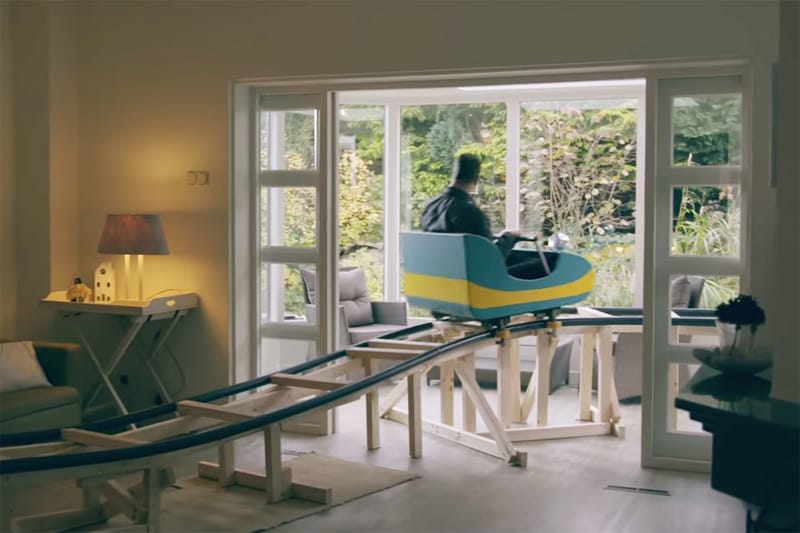 Real Estate Company Creates Rollercoaster Ride Through Home For Sale