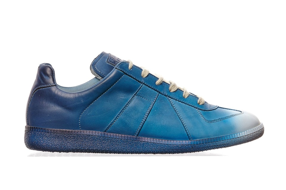 Maison Martin Margiela Airbrush Blue Replica Sneaker | Hypebeast