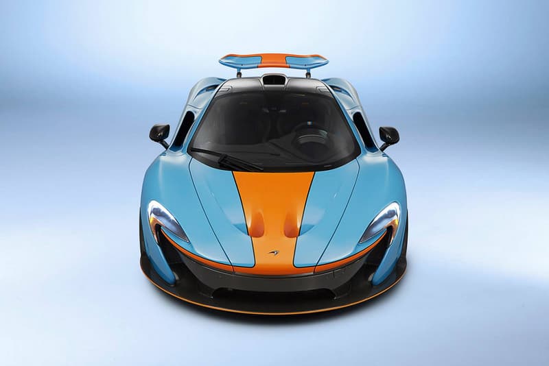 McLaren P1 in Gulf Oil Racing Color Scheme | Hypebeast
