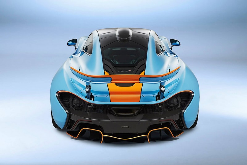 McLaren P1 in Gulf Oil Racing Color Scheme | Hypebeast