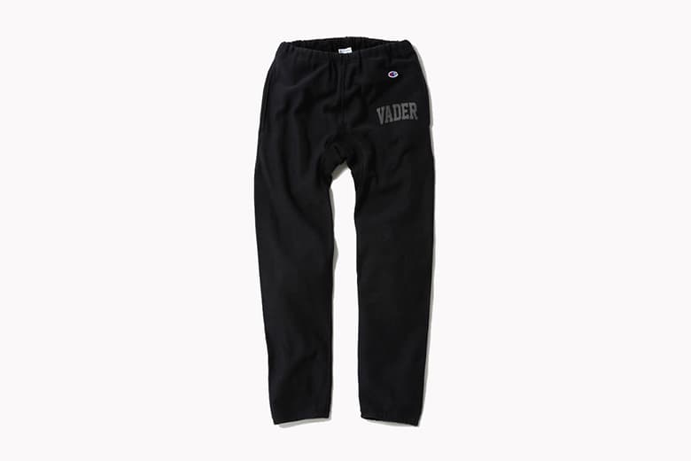 beams x champion straight hem pants