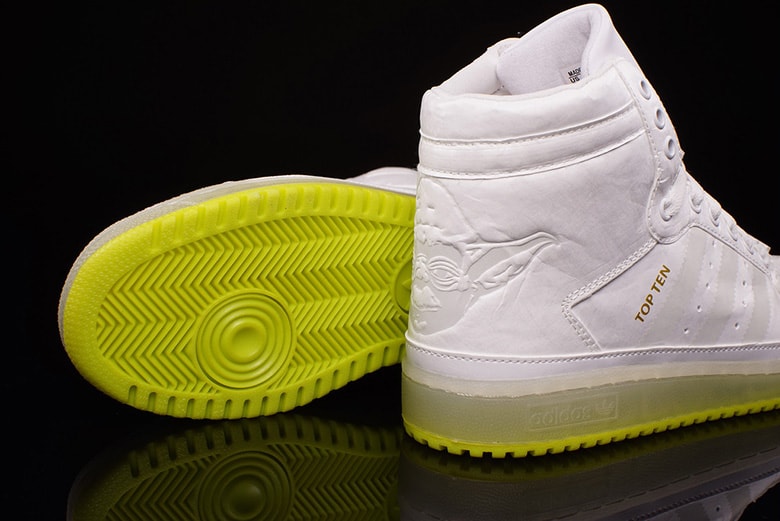 A First Look at the Star Wars x adidas Originals Kid's Top Ten Hi "Yoda