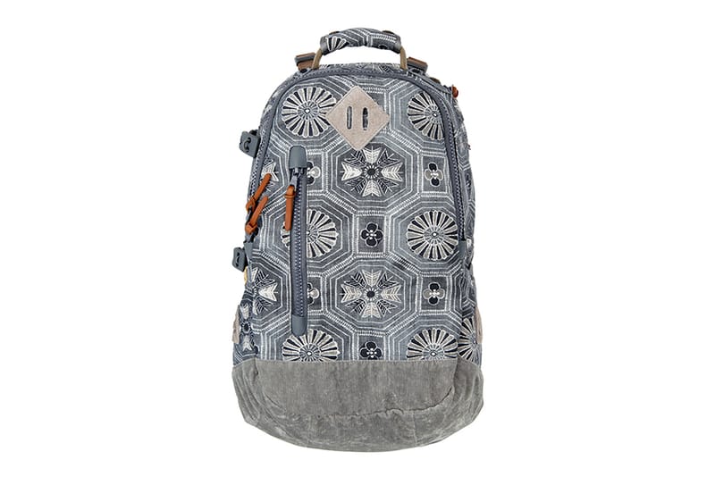 visvim Canvas Floral Backpack 20L Blue-