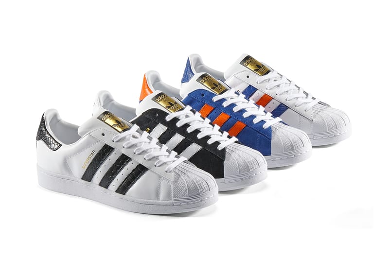 Adidas superstar east river rivalry black/white size 7 sale