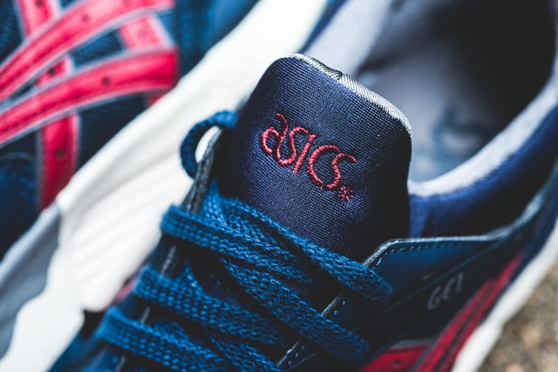 Asics gel lyte navy burgundy best sale