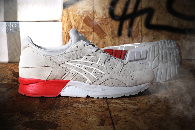 Concepts x ASICS GEL Lyte V Off White Cream Hypebeast