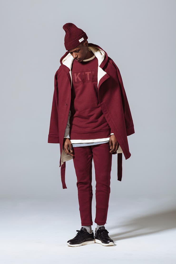 Sweat à Capuche Kith X Aime Leon Dore Bordeaux - Taille M Homme, Occasion Très Bon état
