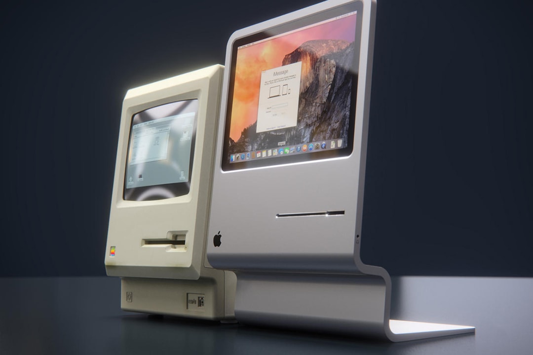 Компактный настольный компьютер в стиле Macintosh от Curved/labs