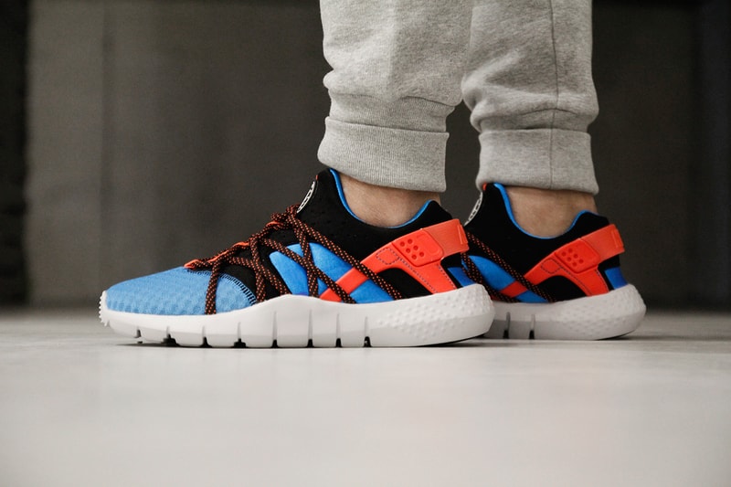 nike huarache cyan