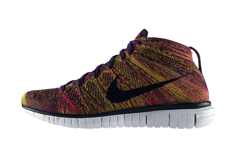 Free flyknit hotsell purple and black