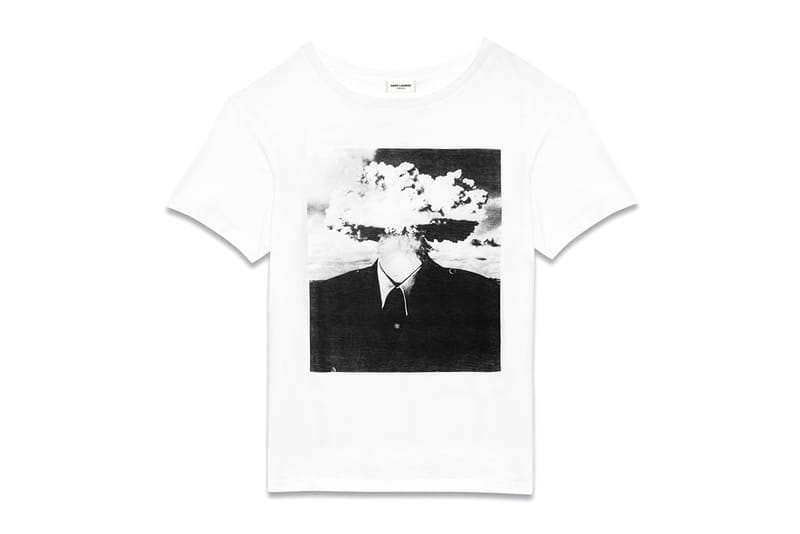 Bruce Connor x Saint Laurent 2015 Spring T-Shirt Collection