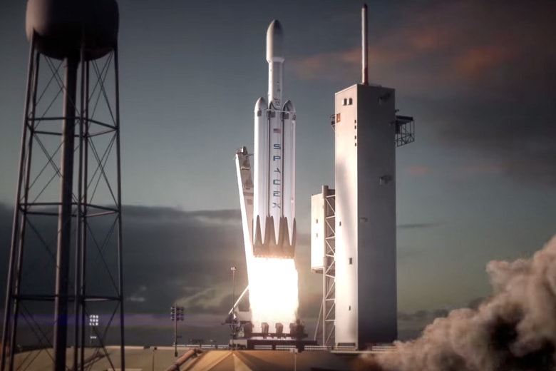 Take a Look at SpaceX's Falcon Heavy Flight Simulation | Hypebeast