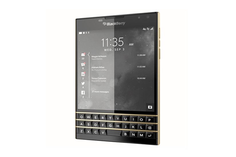 BlackBerry Passport «Черный и золотой», ограниченная серия
