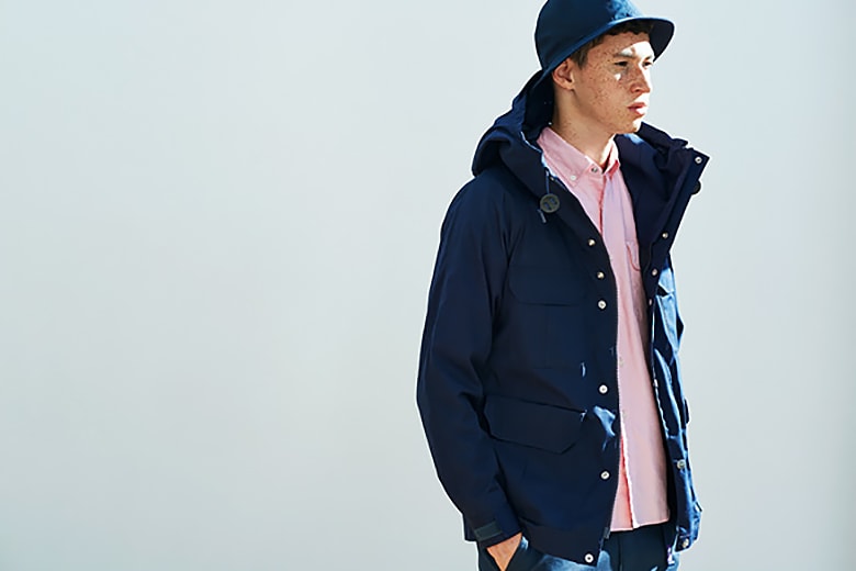 the north face purple label herringbone twill wide cropped pants