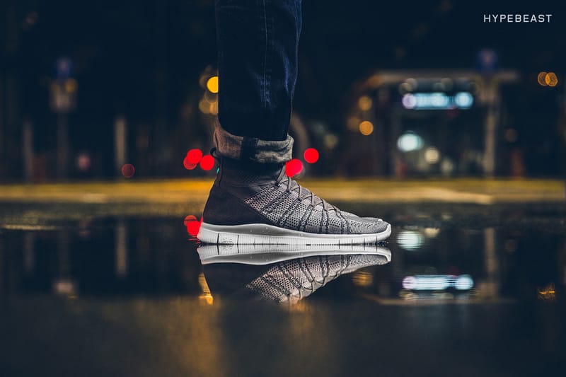 Nike free flyknit mercurial sp dark hot sale grey