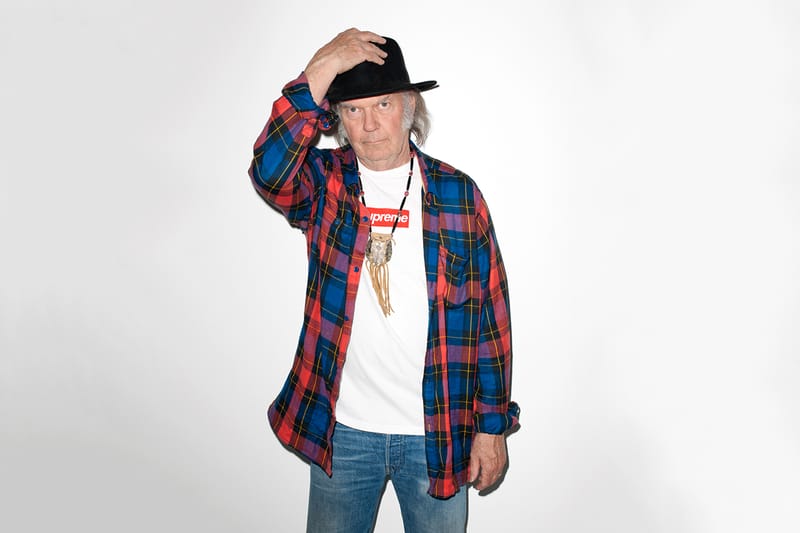 Neil young supreme clearance shirt