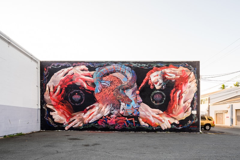 James Jean, Kevin Lyons and Tristan Eaton Take Over Honolulu Wallscape