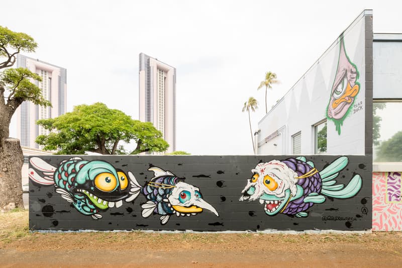 James Jean, Kevin Lyons and Tristan Eaton Take Over Honolulu Wallscape