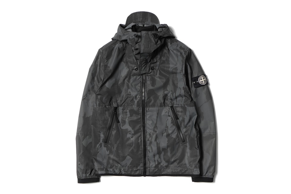Stone Island Flowing Camo Reflex Mat Hooded Jacket Hypebeast