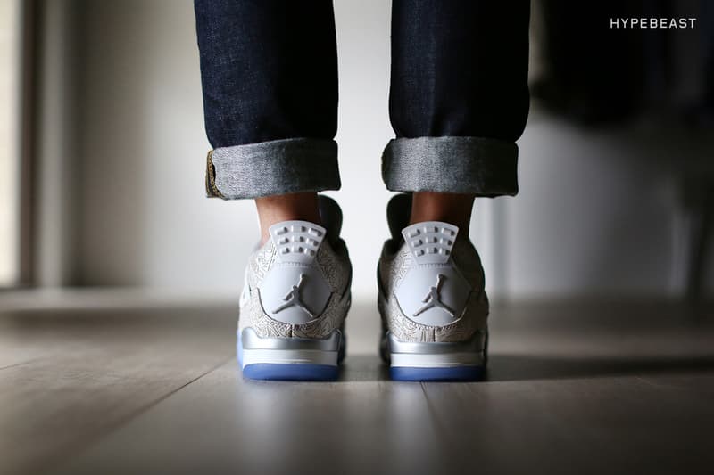 A Closer Look at the Air Jordan 4 Retro "Laser" HYPEBEAST