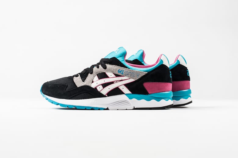 Asics gel lyte v black pink sale