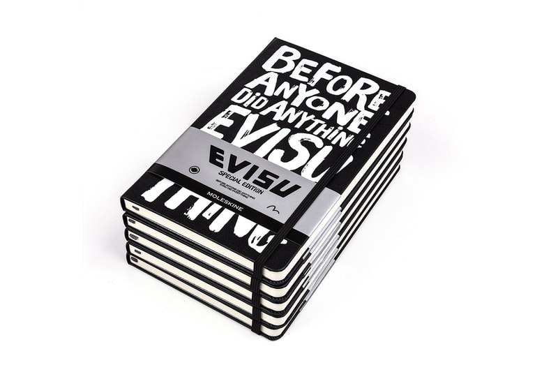 EVISU x Moleskine Special Edition Notebook Hypebeast
