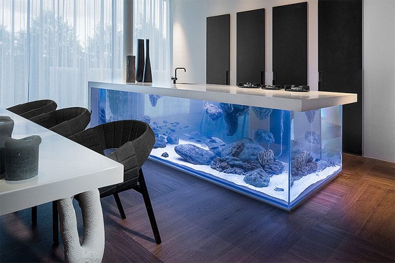 Built in sale aquarium