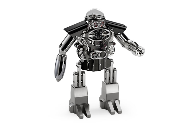 L’Epée Clocks x MB&F Melchior Robot Clock