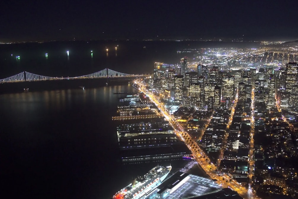 «Перспективное» видео, снятое на Sony A7 над Сан-Франциско