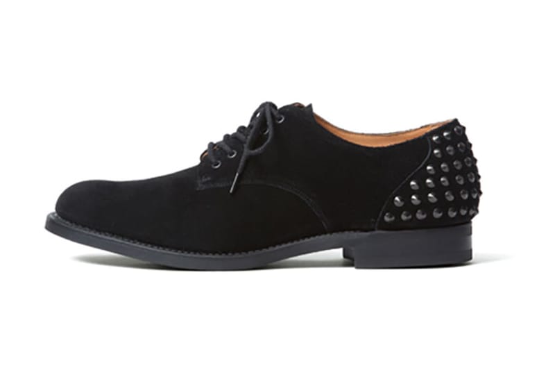 uniform experiment 2015 Spring/Summer Plain Toe Heel Studs Shoes