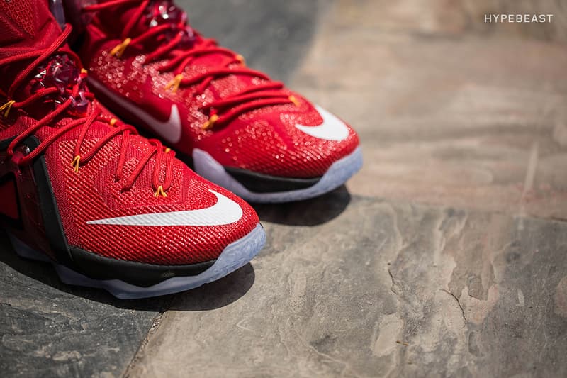 lebron 12 low university red