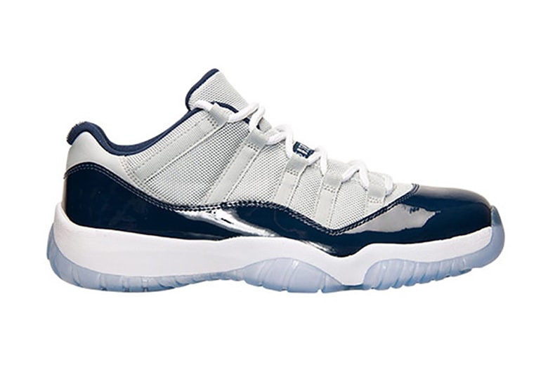 jordan 11 low georgetown on feet