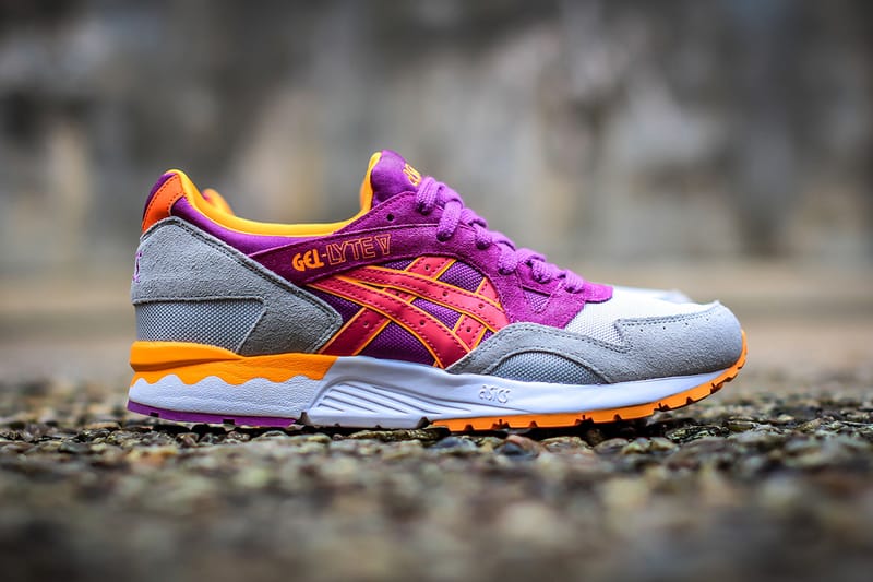 ASICS GEL Lyte V Soft Grey Hyacinth Violet Hypebeast