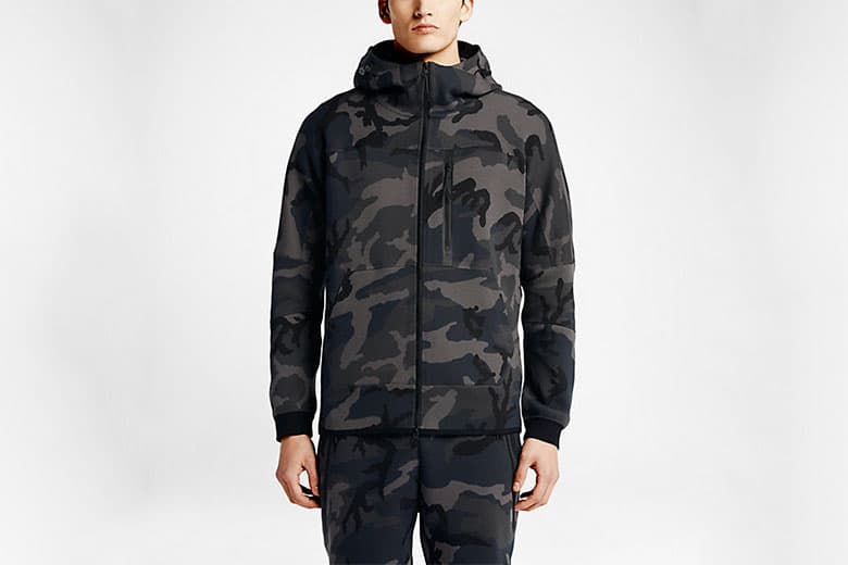 nike tech fleece camo tracksuit