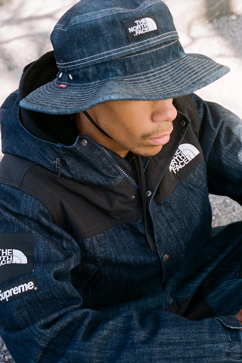 Supreme the north face on sale denim