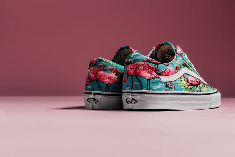 Flamingo vans sale size 8