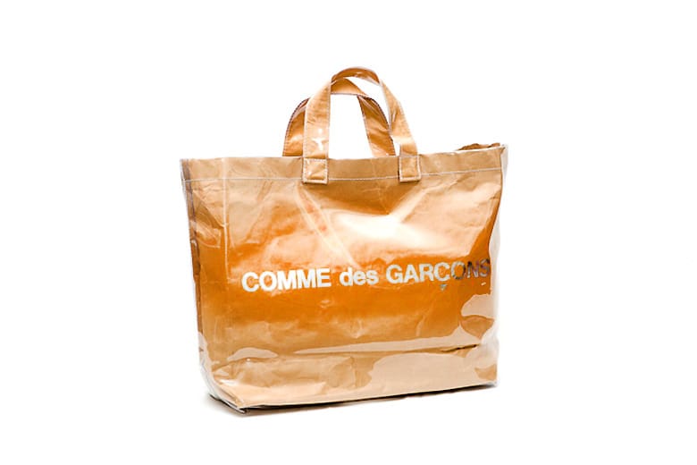 Comme des garcons vinyl tote on sale