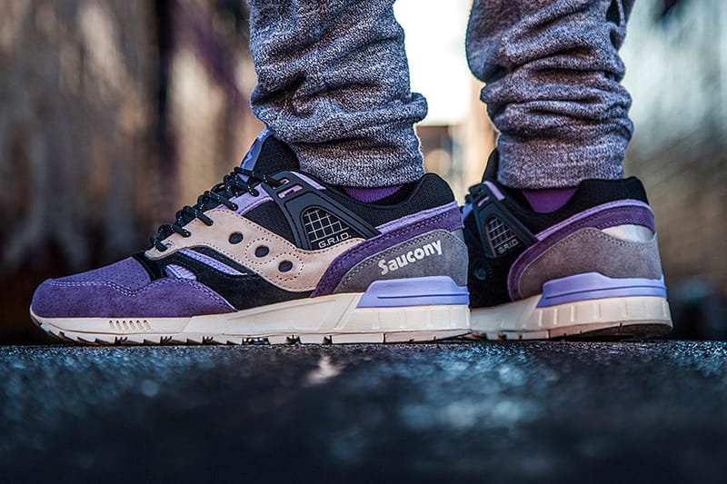 Saucony on sale grid purple