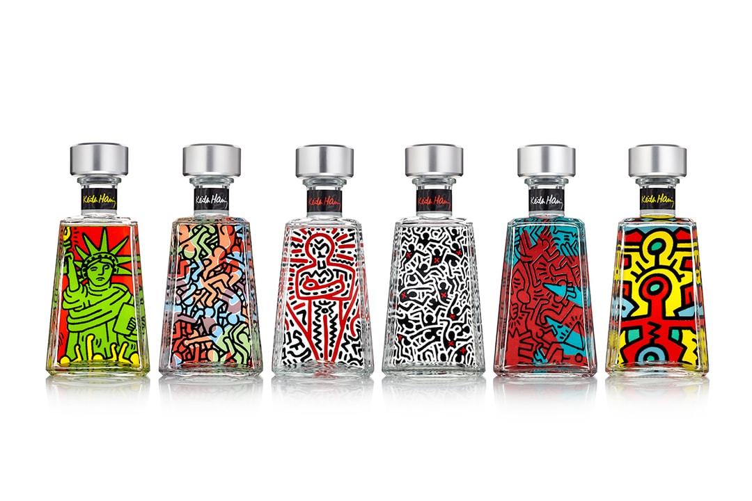 1800 Tequila Taps Keith Haring для серии бутылок Essential Artist