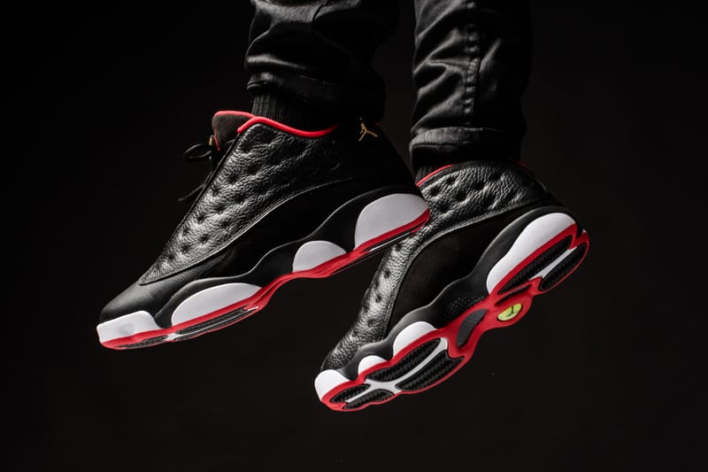 Jordan 13 playoffs on feet on sale